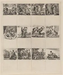Mythological Playing Cards, 1644. Creator: Stefano della Bella