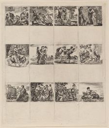 Mythological Playing Cards, 1644. Creator: Stefano della Bella