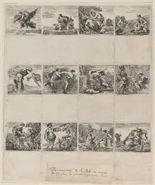 Mythological Playing Cards, 1644. Creator: Stefano della Bella