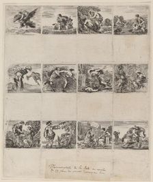 Mythological Playing Cards, 1644. Creator: Stefano della Bella