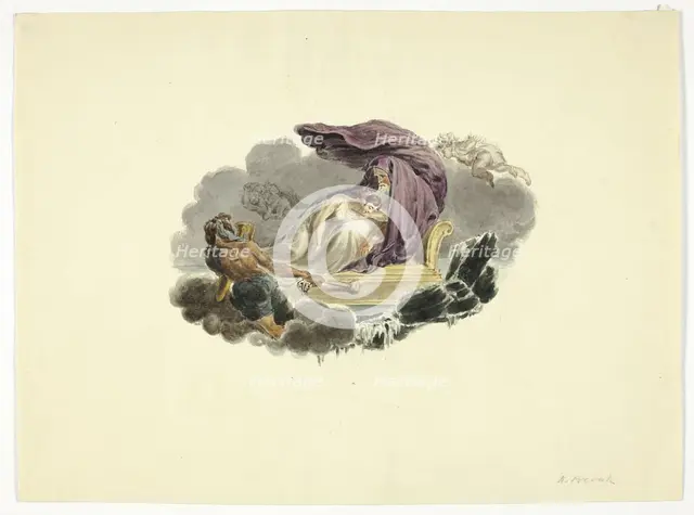 Mythological Scene, 1760-1821. Creator: Nicholas Pocock.
