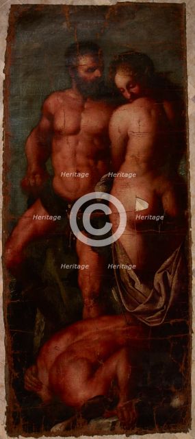 Mythological Scene (Hercules and Deianira?), between 1605-1615. Creator: Unknown.