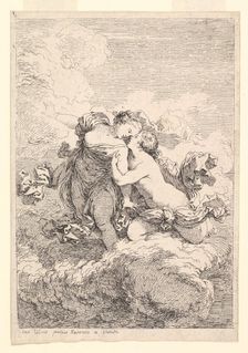 Mythological Scene, possibly Diana Seducing Callisto, ca. 1764. Creator: Jean-Honore Fragonard