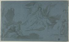 Mythological Scene with Woman Bathing, n.d. Creator: Unknown