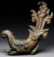 Mythical Aquatic Creature (Makara), 10th century. Creator: Unknown