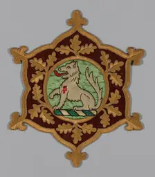 Myddelton Biddulph Armorial Medallion, Wales, c. 1846. Creator: AWN Pugin