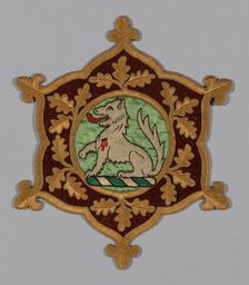 Myddelton Biddulph Armorial Medallion, Wales, c. 1846. Creator: AWN Pugin