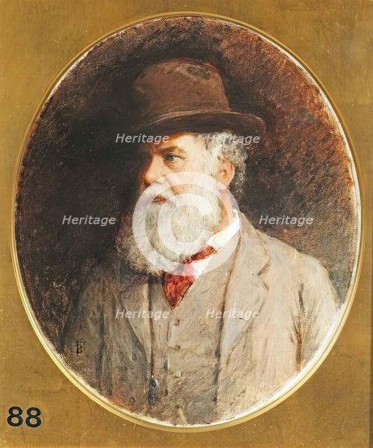 Myles Birket Foster, Self Portrait, 1883. Creator: Birket Foster.