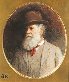 Myles Birket Foster, Self Portrait, 1883. Creator: Birket Foster