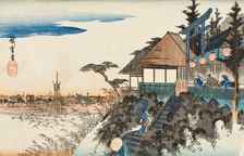 Myojin Shrine, Higashizaka, Kanda, Late 1830s-mid 1840s. Creator: Ando Hiroshige