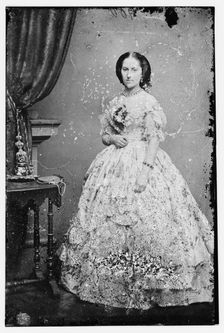 Myra Clark Gaines, between 1855 and 1865. Creator: Unknown