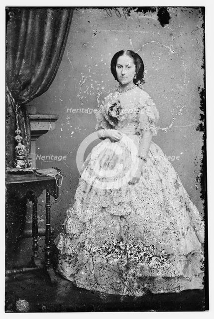Myra Clark Gaines, between 1855 and 1865. Creator: Unknown.