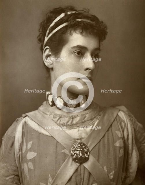 Myra Holme, British actress, 1884. Artist: Charles A Long