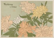 "Myrane" et "Les Chapons" (Program for Théâtre Libre), 1889. Creator: Georges Auriol (French, 1863-1938)