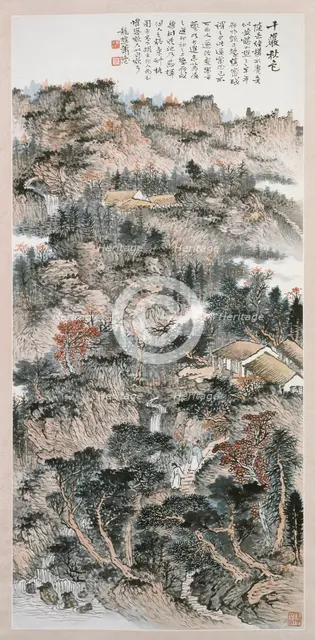 Myriad Autumn Peaks, 1883 - 1944. Creator: Xiao Sun.