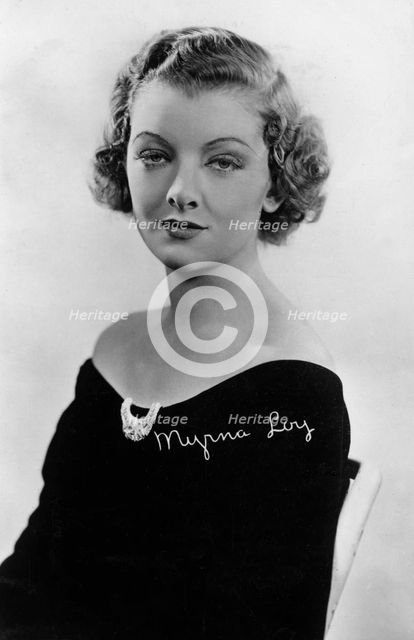 Myrna Loy (1905-1993), American actress, 20th century. Artist: Unknown