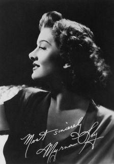 Myrna Loy (1905-1993), American actress, c1930s