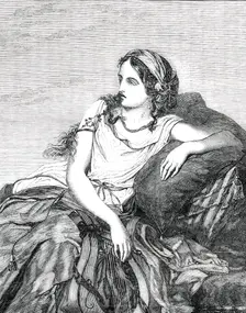 Myrrha - painted by H. O'Neil, 1850. Creator: Unknown