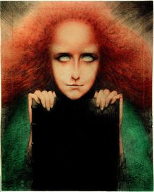 Mysteriosa, Portrait of Madame Stuart-Merrill, 1892. Creator: Delville, Jean (1867-1953)