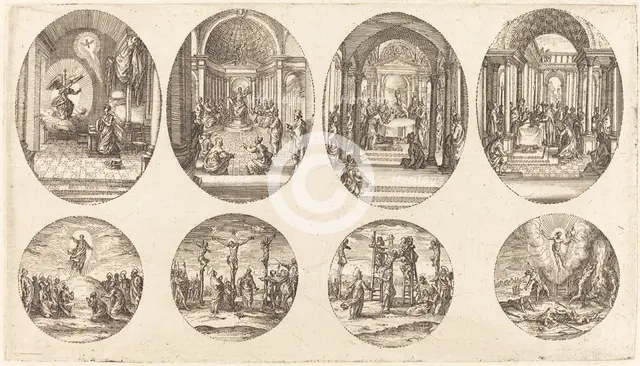 Mysteries of the Passion, c. 1631. Creator: Jacques Callot.