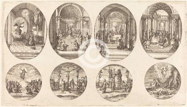 Mysteries of the Passion, c. 1631. Creator: Jacques Callot.