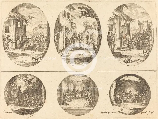Mysteries of the Passion, c. 1631. Creator: Jacques Callot.