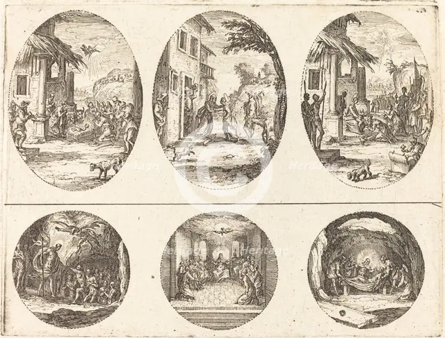 Mysteries of the Passion, c. 1631. Creator: Jacques Callot.