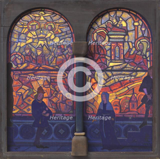 Mystery of the Rose, 1933. Creator: Roerich, Nicholas (1874-1947).