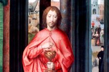 Mystic Marriage of St. Catherine and Other Saints Detail, c1453-1494. Artist: Hans Memling