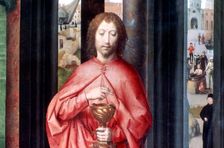 Mystic Marriage of St. Catherine and Other Saints Detail, c1453-1494. Artist: Hans Memling