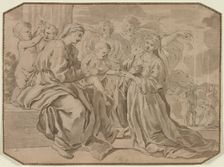 Mystic Marriage of St. Catherine. Creator: Unknown