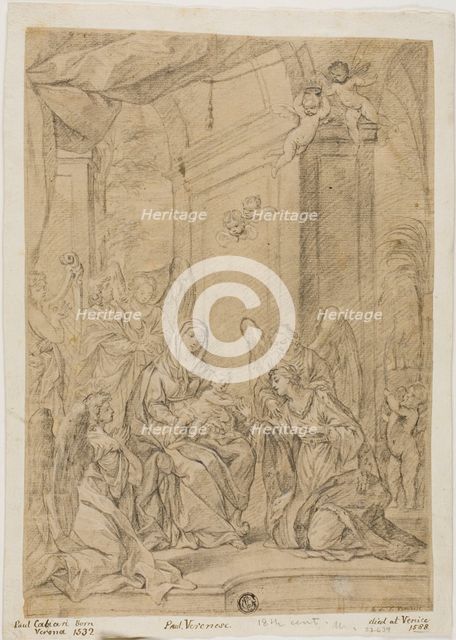Mystic Marriage of St. Catherine, n.d. Creator: Unknown.