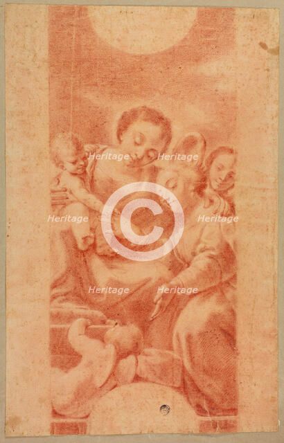 Mystic Marriage of Saint Catherine, 18th century. Creator: Unknown.