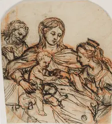 Mystic Marriage of Saint Catherine, n.d. Creator: Unknown