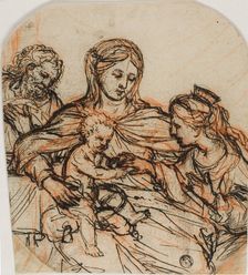 Mystic Marriage of Saint Catherine, n.d. Creator: Unknown