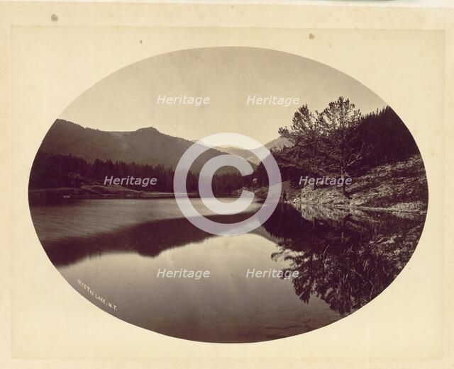 Mystic Lake, M.T., 1872. Creator: William Henry Jackson (American, 1843-1942).