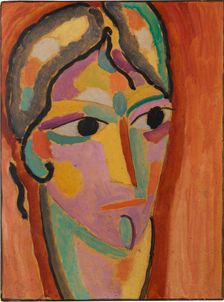 Mystical Head: Despite, c1918. Creator: Javlensky, Alexei, von (1864-1941)