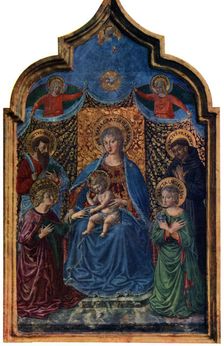 Mystical Marriage of St Catherine 1466 (1930).Artist: Benozzo Gozzoli