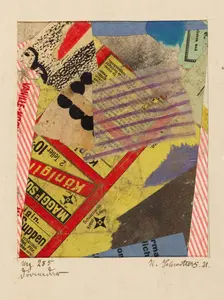 Mz 255 Dromedar, 1921. Creator: Schwitters, Kurt (1887-1948)