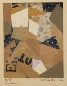 Mz 320. Starry sky, 1921. Creator: Kurt Schwitters