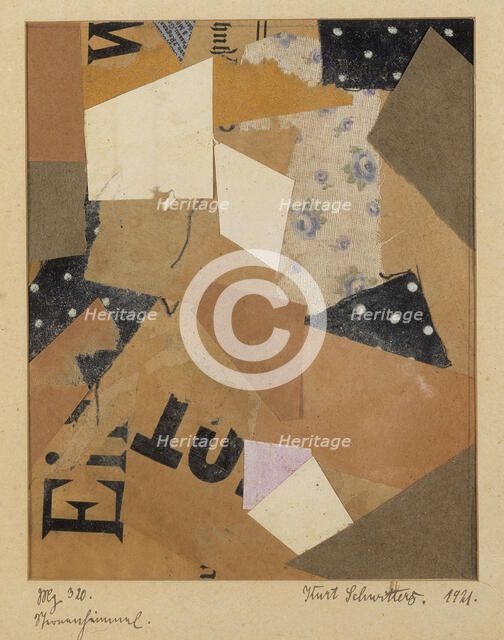 Mz 320. Starry sky, 1921. Creator: Kurt Schwitters.