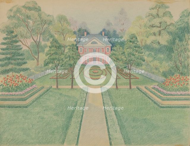 N.W. Stuyvesant Residence, c. 1936. Creator: Tabea Hosier.