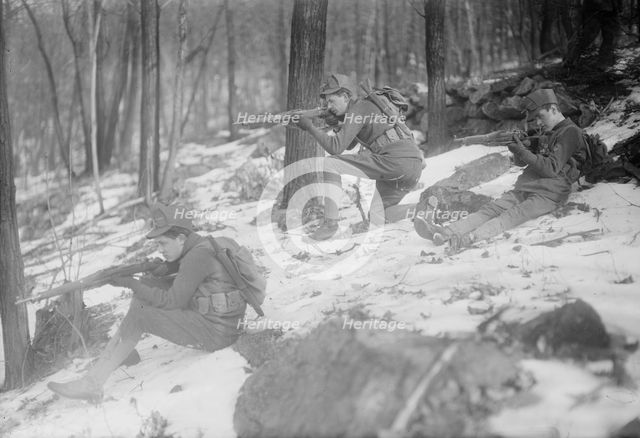 N.Y. Nat'l Guard manouevres, Peekskill, 1915. Creator: Bain News Service.