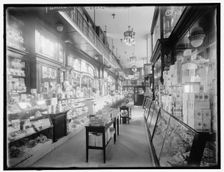 N.Y. drug store, Pennsylvania Station, between 1900 and 1920. Creator: Unknown