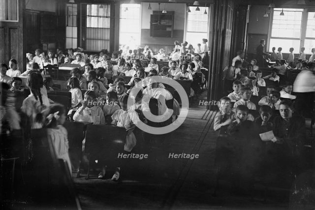 N.Y. schools opening, between c1910 and c1915. Creator: Bain News Service.