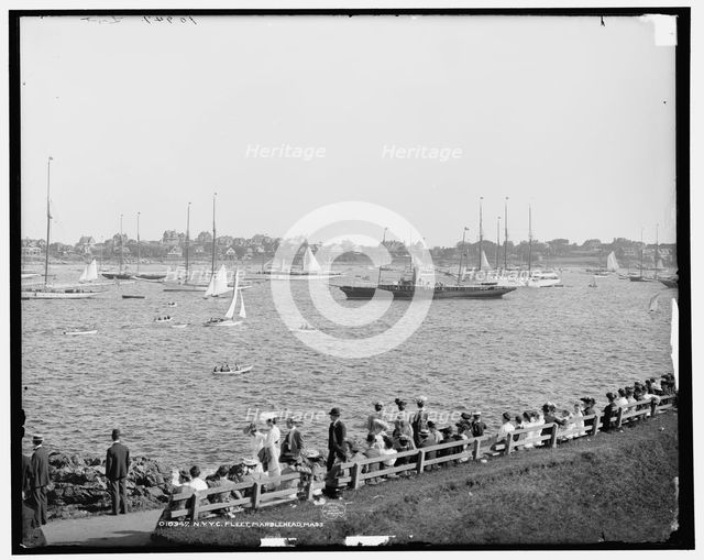 N.Y.Y.C. fleet, Marblehead, Mass., c1906. Creator: Unknown.