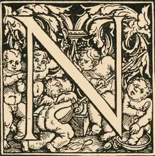 N - An Alphabet by Hans Weiditz c1520-1521, (1908). Creator: Hans Weiditz