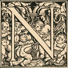 N - An Alphabet by Hans Weiditz c1520-1521, (1908). Creator: Hans Weiditz