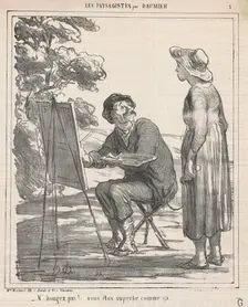 N'bougez pas! ..., 19th century. Creator: Honore Daumier