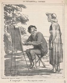 N'bougez pas! ..., 19th century. Creator: Honore Daumier